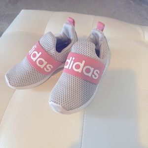 Light grey pink and white size 8